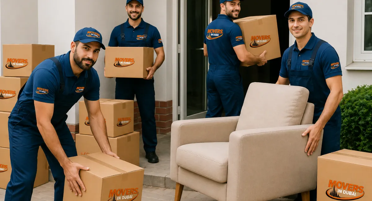 Professional moving company handling residential and office relocation services efficiently provided by Movers in Dubai ensuring smooth shifting process.